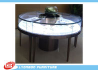 宝石類の提示、SGS ISO のためのカスタマイズされた MDF の小売りの円形の表示テーブル