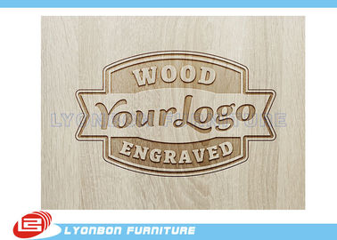 表示付属品のためのカスタマイズされた刻まれた木製の表示ロゴは、終了する塗ります